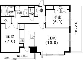 ライオンズマンションみなと元町 1001 ｜ 兵庫県神戸市中央区栄町通4丁目4-5（賃貸マンション2LDK・10階・67.35㎡） その2