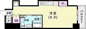 レジディア神戸磯上 611 ｜ 兵庫県神戸市中央区磯上通3丁目1-20（賃貸マンション1R・6階・30.19㎡） その2