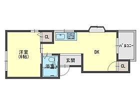 大阪府寝屋川市萱島桜園町（賃貸マンション1DK・4階・27.00㎡） その2