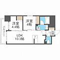 セレニテフラン野田阪神駅前2階14.8万円