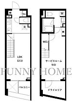 東京都世田谷区三宿2丁目（賃貸マンション1LDK・1階・54.60㎡） その2