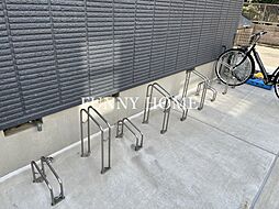 自転車の駐輪が可能です♪駅まで楽々♪