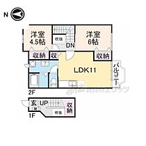 フレイムＡ 202 ｜ 京都府舞鶴市田中町（賃貸アパート2LDK・2階・59.77㎡） その2