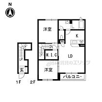 京都府南丹市園部町小山西町（賃貸アパート2LDK・2階・62.73㎡） その2