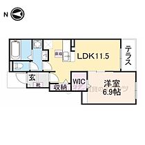 兵庫県丹波篠山市黒岡（賃貸アパート1LDK・1階・44.20㎡） その2