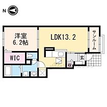 スウィートグレジデンスII 102 ｜ 京都府福知山市字長田（賃貸アパート1LDK・1階・44.17㎡） その2