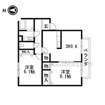 京都府南丹市園部町内林町（賃貸アパート2LDK・2階・52.47㎡） その2