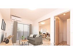 ゼファー・ガーデン 203 2階2LDKのリビング/ダイニング