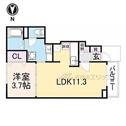 エテルノ・カーサ 1LDKの間取図画像