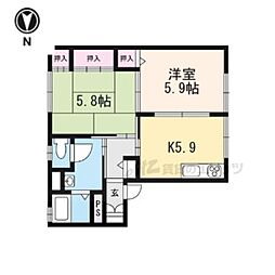 ストーク1 2Kの間取図画像