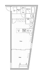 JR山手線 巣鴨駅 徒歩10分の賃貸マンション 3階2Kの間取り