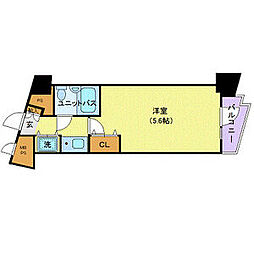 日神パレステージ護国寺 1Kの間取図画像