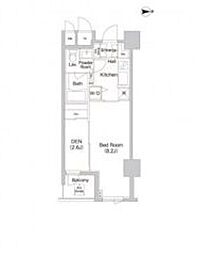 プライムアーバン池袋 1SKの間取図画像
