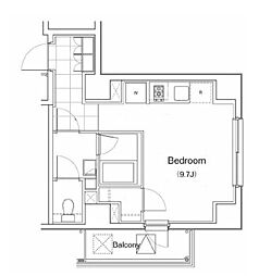 プライムアーバン南池袋 ワンルームの間取図画像
