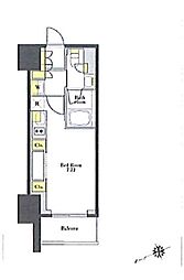 プライムメゾン大塚 ワンルームの間取図画像