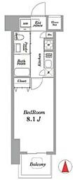 lighthouse大塚 1Kの間取図画像