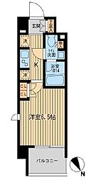 BLESS上池袋 1Kの間取図画像