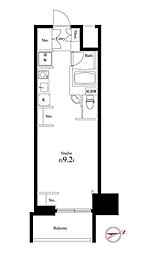 スクエアガーデン池袋 ワンルームの間取図画像