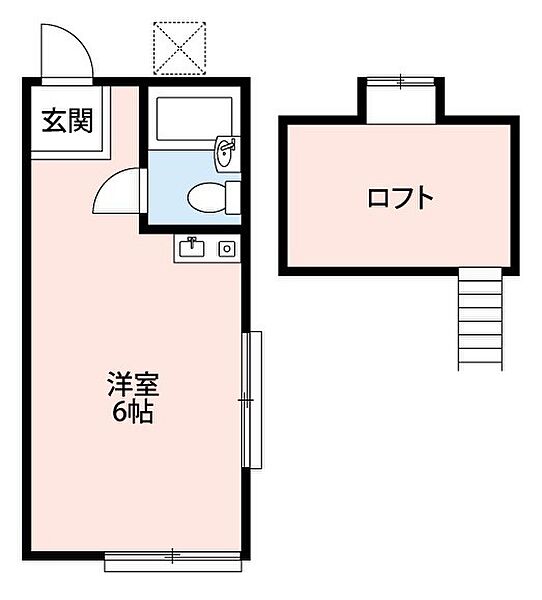 埼玉県草加市長栄4丁目(賃貸アパート1R・2階・14.96㎡)の写真 その2