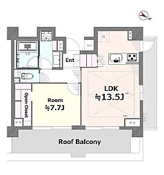 ピアース三軒茶屋 1LDKの間取図画像