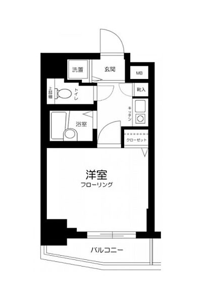 サンテミリオン三田 ｜東京都港区芝１丁目(賃貸マンション1K・5階・19.98㎡)の写真 その2