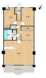 スワンマンション空港南 3LDKの間取図画像