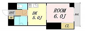 ノルデンハイム新北野  ｜ 大阪府大阪市淀川区新北野3丁目（賃貸マンション1DK・4階・26.77㎡） その2