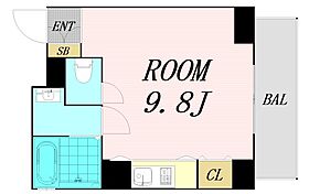 エルミタージュ難波南2  ｜ 大阪府大阪市浪速区戎本町1丁目（賃貸マンション1R・9階・27.09㎡） その2