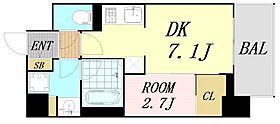 アーバネックス新町II  ｜ 大阪府大阪市西区新町4丁目（賃貸マンション1DK・2階・29.35㎡） その2