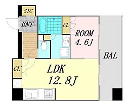 ジオグランデ梅田  ｜ 大阪府大阪市北区茶屋町（賃貸マンション1LDK・12階・43.98㎡） その2