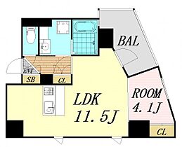 灯-AKARI-  ｜ 大阪府大阪市西区川口1丁目（賃貸マンション1LDK・2階・36.59㎡） その2