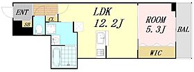 Casa Branche  ｜ 大阪府大阪市北区中崎1丁目（賃貸マンション1LDK・2階・44.37㎡） その2