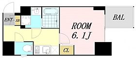 アクアプレイス江戸堀  ｜ 大阪府大阪市西区江戸堀2丁目（賃貸マンション1K・6階・24.49㎡） その2