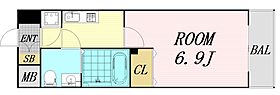 レジュールアッシュ大阪城ノルド  ｜ 大阪府大阪市都島区中野町1丁目（賃貸マンション1K・9階・23.70㎡） その2