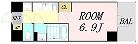 MELDIA CREST OSAKA NORTH  ｜ 大阪府大阪市東淀川区西淡路5丁目（賃貸マンション1K・8階・23.49㎡） その2