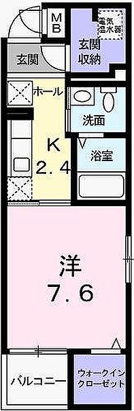 兵庫県姫路市飾磨区山崎(賃貸マンション1K・4階・31.99㎡)の写真 その2