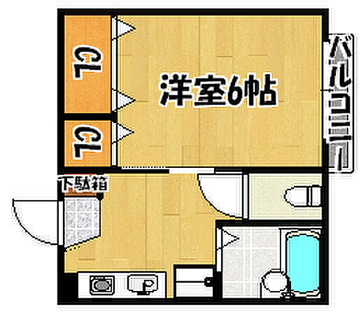 兵庫県明石市西新町2丁目(賃貸アパート1K・2階・20.00㎡)の写真 その2