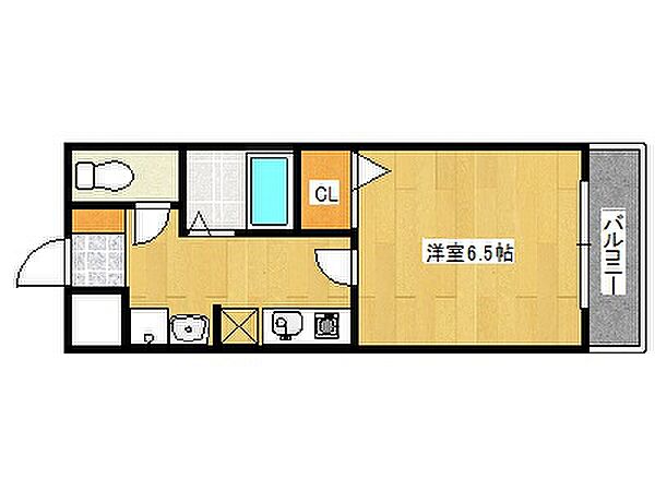 兵庫県神戸市灘区友田町3丁目(賃貸マンション1K・7階・20.80㎡)の写真 その2