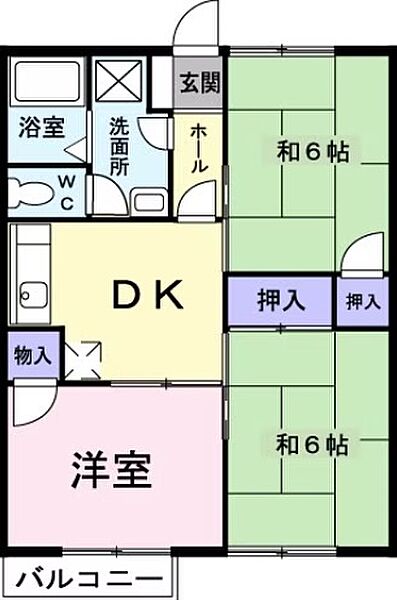 兵庫県揖保郡太子町鵤(賃貸マンション3DK・1階・54.70㎡)の写真 その2