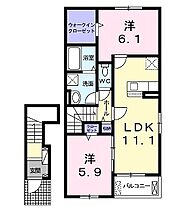 兵庫県加古川市尾上町今福（賃貸アパート2LDK・2階・57.02㎡） その2