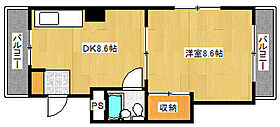 兵庫県神戸市灘区大内通4丁目（賃貸マンション1DK・2階・21.00㎡） その2