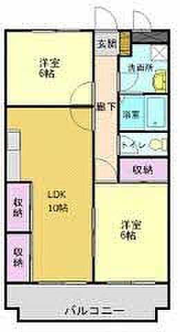 兵庫県高砂市中島3丁目(賃貸マンション2LDK・2階・56.07㎡)の写真 その2