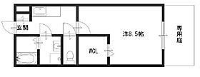 兵庫県姫路市御立中4丁目（賃貸アパート1K・1階・30.03㎡） その2