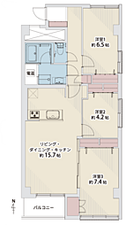間取図画像 3LDK