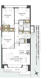 ファミール豊平公園ステーションガーデン 3LDKの間取図画像