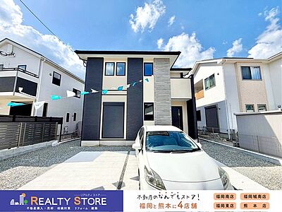 外観:落ち着いた色合いがオシャレなモダンの外観♪ 外観:落ち着いた色合いがオシャレなモダンの外観♪