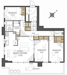 間取図画像 3LDK