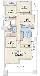 MJR千鳥 4LDKの間取図画像