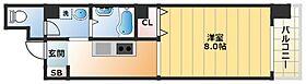 大阪府大阪市住之江区御崎6丁目（賃貸マンション1K・4階・23.76㎡） その2