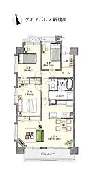 ダイアパレス新瑞南 3LDKの間取図画像